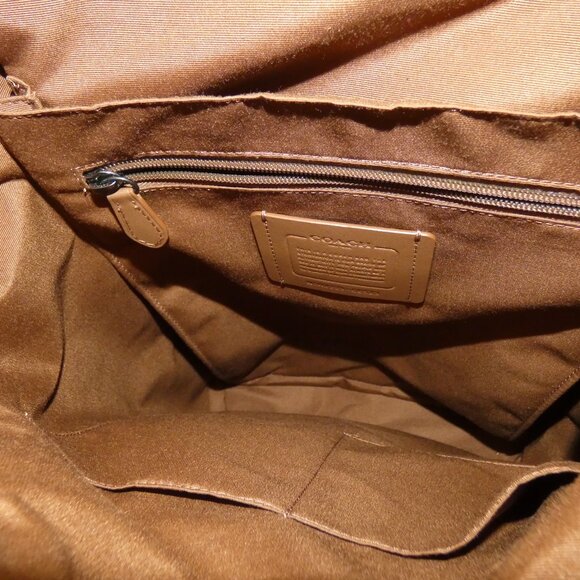 Red Coach Sprint Backpack (style CE523) signature jacquard - Picture 6 of 7